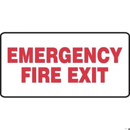 Accuform Exit Sign, Aluma-Lite, 14 in W, 10 in H MEXT526XL